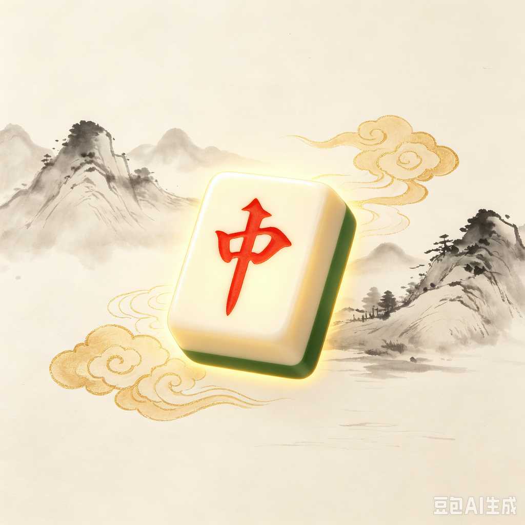 trendy color mahjong set